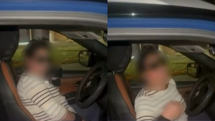 Conductora ebria captada insultando en inglés.png