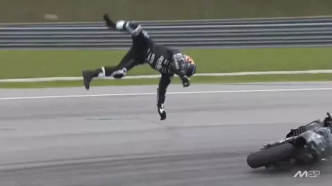 Escalofriante accidente de Jorge Martín en MotoGP.