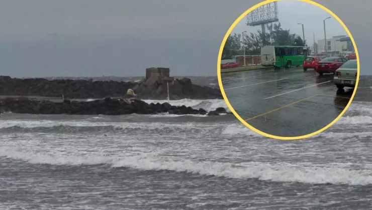 Lluvia y norte Veracruz