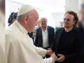 famosos con el papa francisco