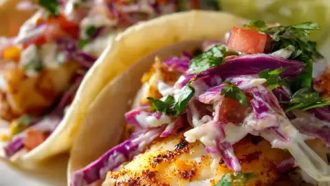 Tacos de pescado estilo Baja California