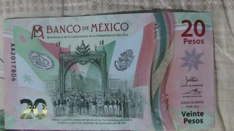 Pagan hasta 280,000 por billete de 20 pesos