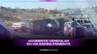 Accidente en Vía Rápida.