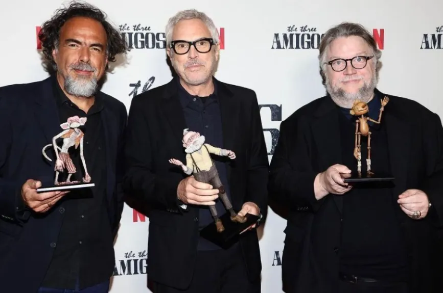 Alfonso, Guillermo e Iñárritu pinocchio.jpg