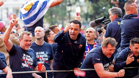 Jordi Cruyff y Xavi Hern&aacute;ndez