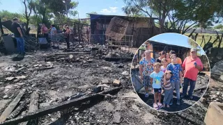 Familia perdió su hogar en incendio en Bella Vista, Los Mochis