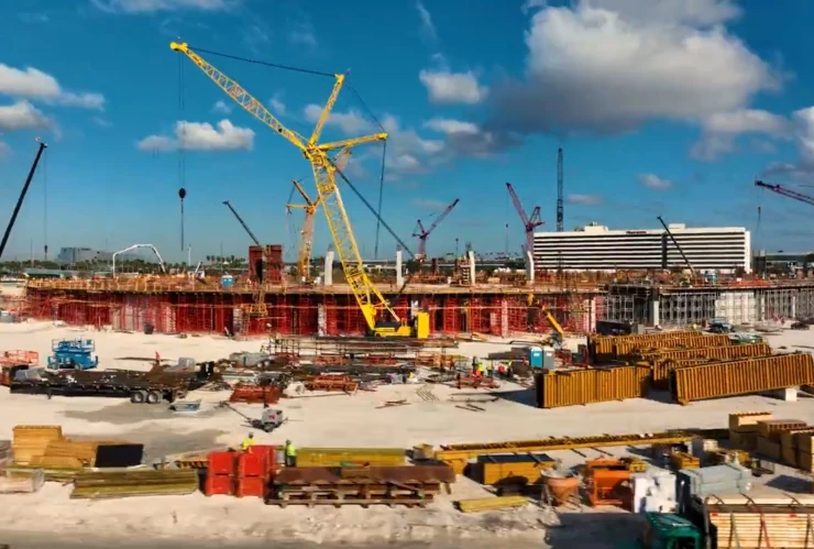 Obras en el nuevo estadio del Inter Miami