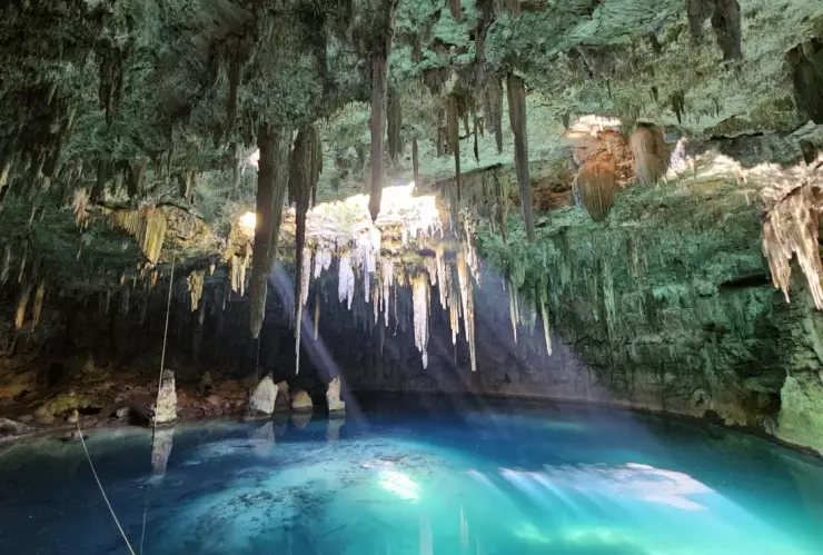 Este es el cenote más BONITO de Yucatán según la IA ¿Cómo llegar en auto desde Mérida_?