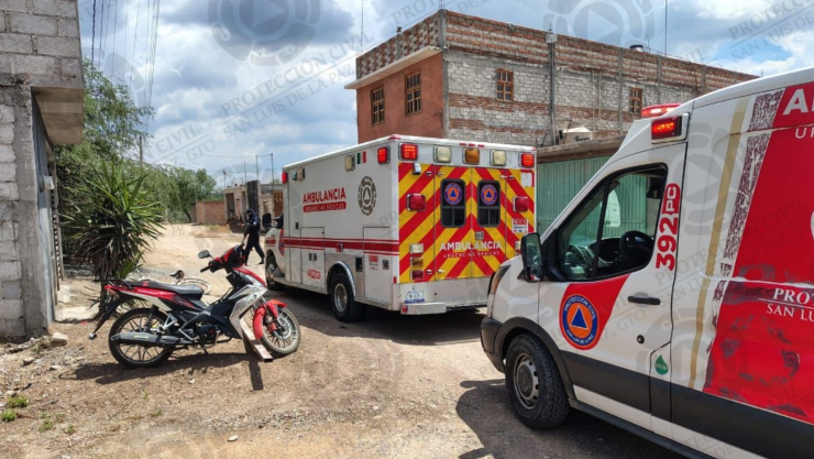 Joven electrocutado San Luis de La Paz