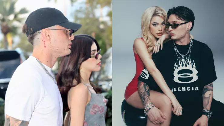 ¿Peso Pluma se tatuó la inicial de Kenia Os? Redes sociales lo comparan con Christian Nodal