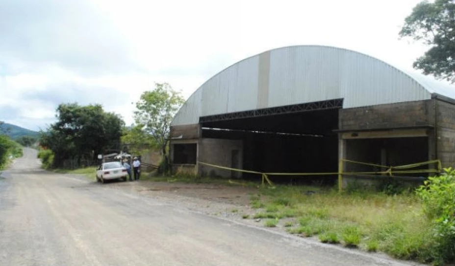 Bodega donde militares ejecutaron a 15 presuntos delincuentes