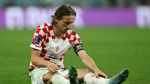 Luka Modric, jugador de Croacia