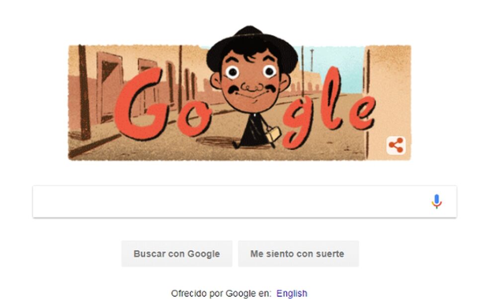 Google celebra aniversario de Cantinflas con doodle