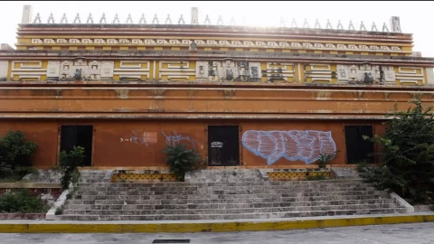 fachada ex ciudad maya actual