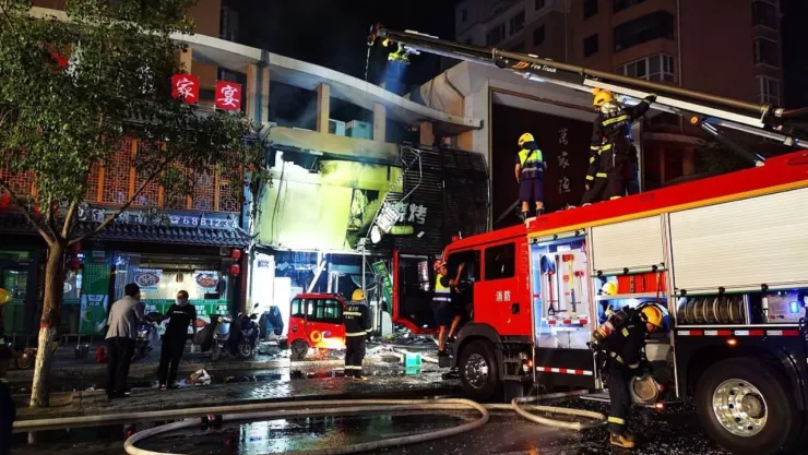 Explosion en restaurante de China