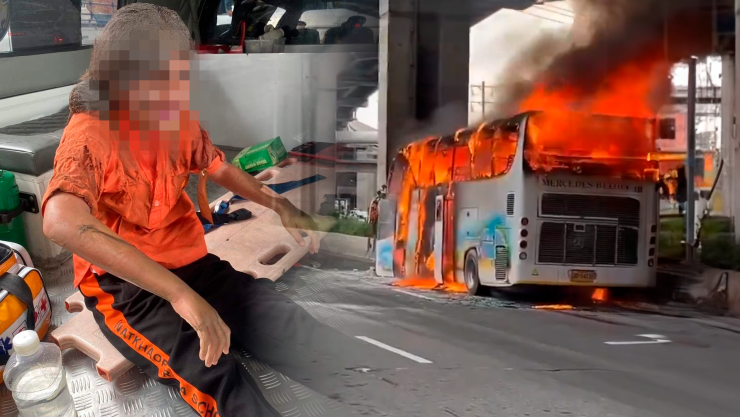 Incendio autobús Tailandia
