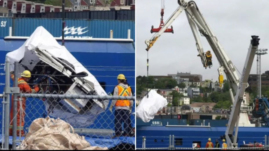 Encuentran restos del submarino titán