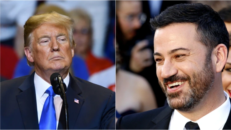 Jimmy Kimmel enfrenta a Donald Trump
