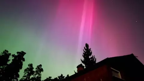 Auroras Boreales en Chihuahua hoy