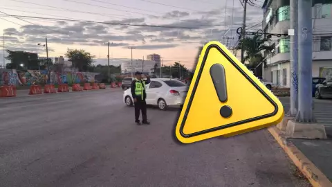 ¡Lunes de descanso pero con tráfico! 6 vías cerradas en Cancún HOY, 2 de febrero