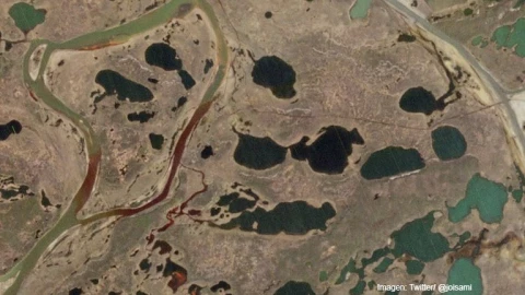 derrame diesel  rusia