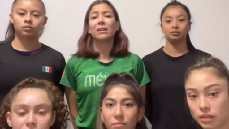 Gimnastas mexicanas en Israel.