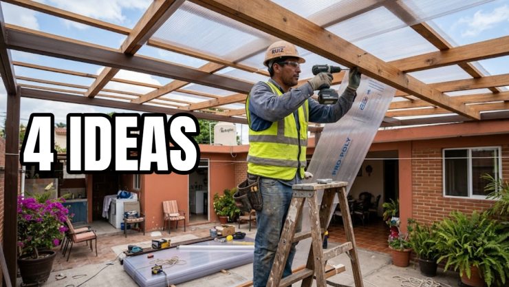4 ideas de techo para tu patio y hacer que tu casa se vea elegante y aesthetic