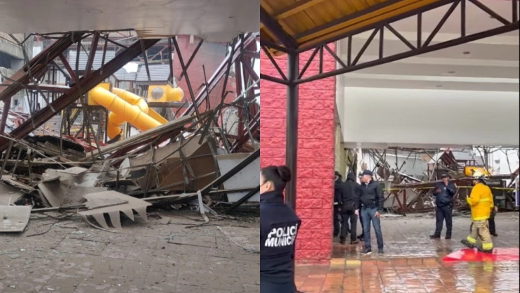 Tijuana Plaza Otay colpaso techo