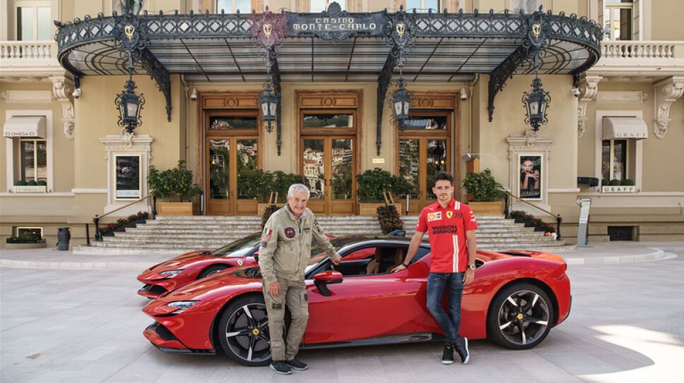 Ferrari SF90 Stradale, Claude Lelouch y Charles Leclerc