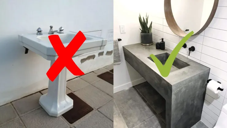 reemplazar lavabo