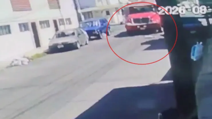 Rabito atropellado por pipa de agua en Puebla