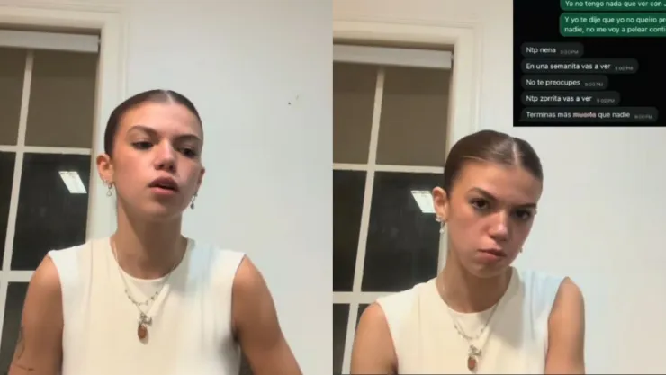 Valentina Gilabert responde a amenazas de Marianne Gonzaza “Dijo que iba a amanecer en bolsa”