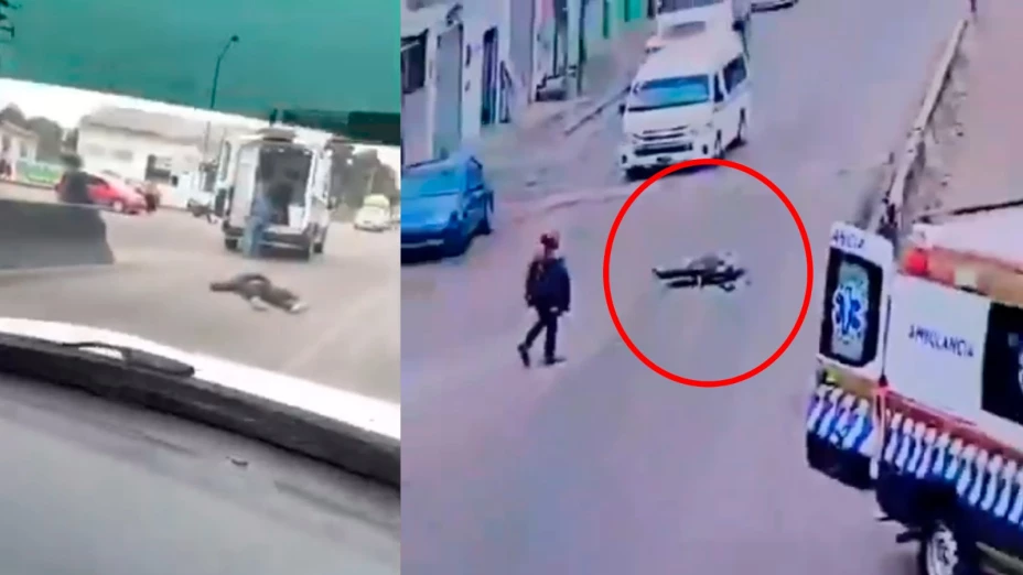 Sale volando de ambulancia