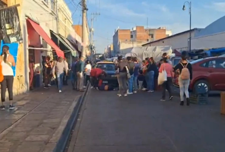 Atropellado en la 18 Poniente, en el Centro Histórico de Puebla; es un niño de 7 años