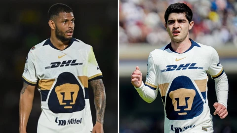 José Caicedo y César Garza Pumas