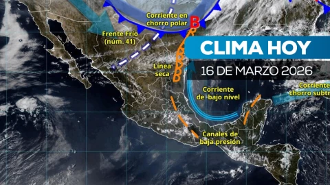 Clima en México hoy 16 de marzo