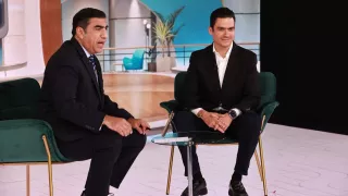 Jorge Romero en Meridiano con Villalvazo