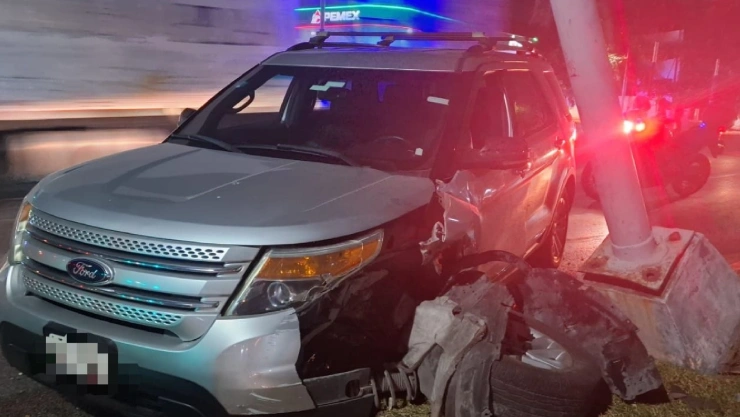 Fuerte accidente tempranero HOY en la avenida Bonampak de Cancún
