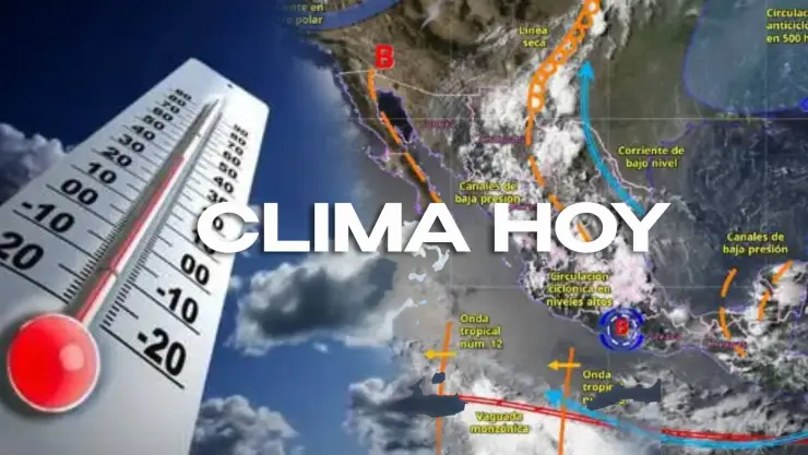 Clima en Cancún y Quintana Roo: Canal de baja presión provocará chubascos fuertes y calor extremo este martes