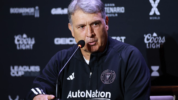 Gerardo ‘Tata’ Martino en conferencia con Inter Miami