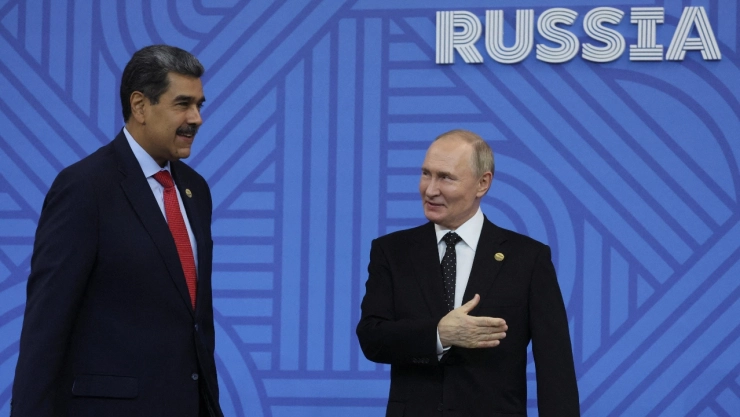 El presidente de Venezuela, Nicolás Maduro y el presidente de Rusia, Vladimir Putin.