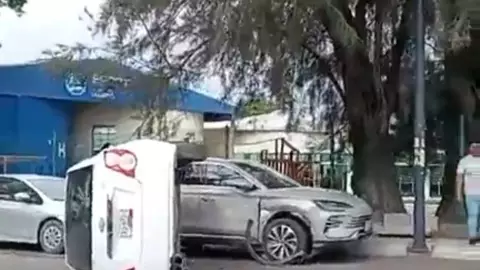 Volcadura automóvil movilización Tehuacán 12 mayo 2026