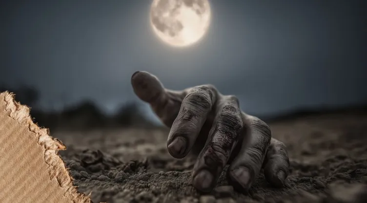 Ideas DIY 3 propuestas siniestras para hacer zombies emergentes de cartón para tu jardín en Halloween.jpg