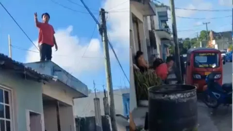 VIDEO: Padre entrega a la policía a su hijo ladrón en Cozumel