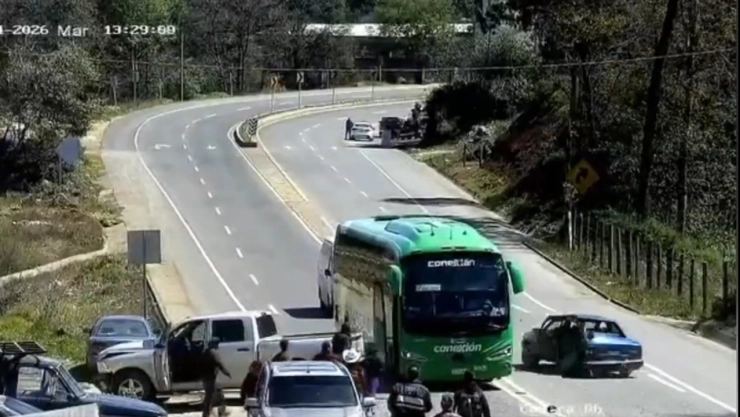 Choque en la México–Tampico en Hidalgo