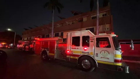 Incendio en hotel de Los Mochis