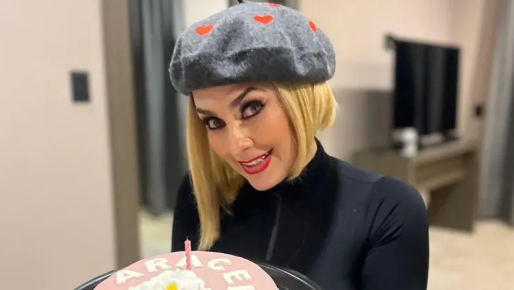 Aracely Arámbula habla del futuro como cantante de su hijo con Luis Miguel