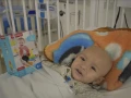 los pequeños del Hospital Pediátrico Moctezuma contagian esperanza al ver sus regalos