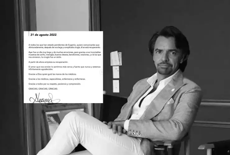 Eugenio Derbez volverá a casa tras compleja cirugía