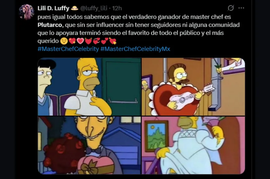 Plutarco logró crear una comunidad impresionante en las redes sociales, ya que fue de las celebridades con menos seguidores y aun así, logró posicionarse en tendencia por varios domingos consecutivos.